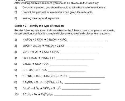 double displacement reactions - Double Displacement Reactions ...