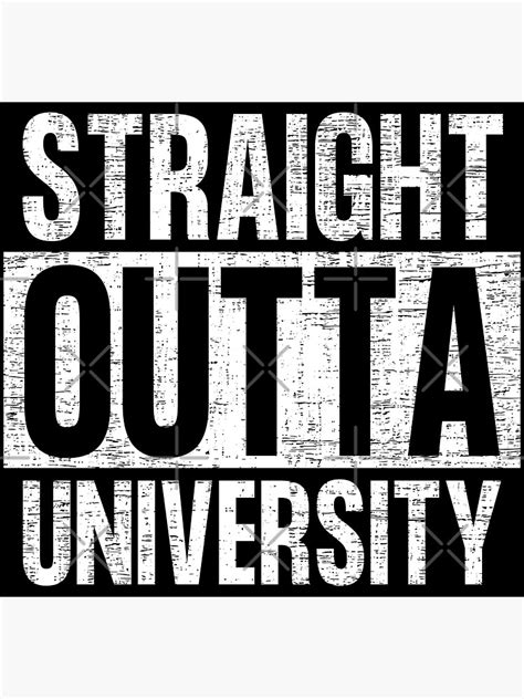 "Straight Outta University - Funny 2022 2023 Graduation meme - Grunge ...