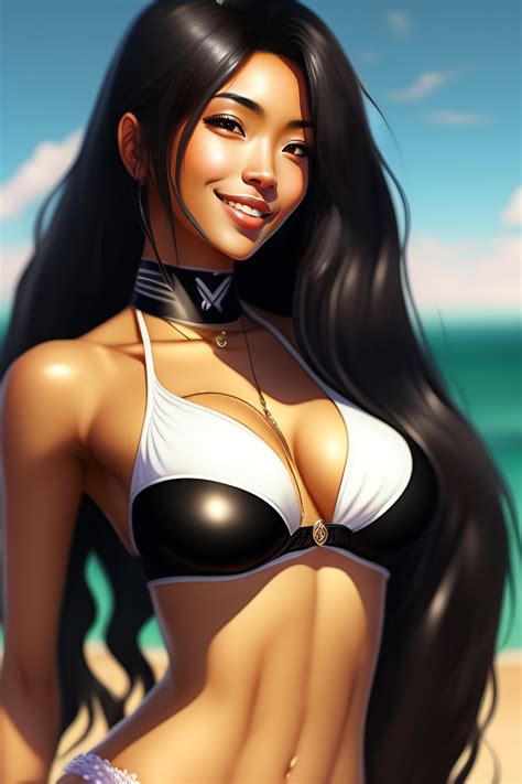 Lexica Anime Womam Hot Black Hair Photorealistic Highly Detailed