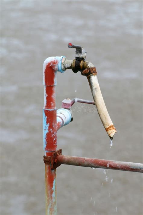 Tap The Old Water Old Water Pipes Stock Image Image Of Household