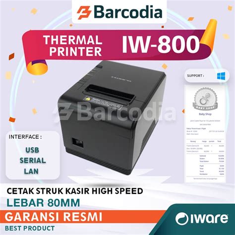 Jual Printer Iware Iw Printer Auto Cutter High Speed Premium