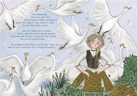 The Wild Swans Children's Book on Behance