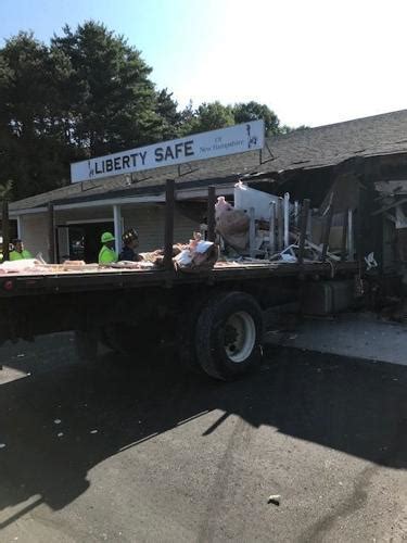 Truck Slams Into North Hampton Building Public Safety