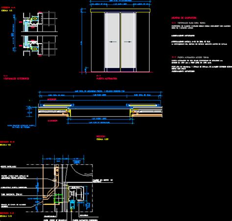 Porta Autom Tica Em Autocad Biblioteca Cad