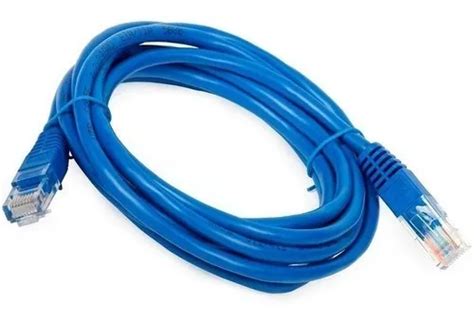 Cable De Red Internet Ethernet Cat E Metros Azul Luegopago