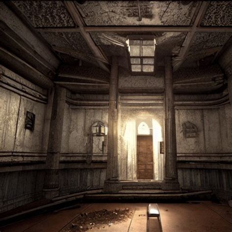 Interior Mazelike Architecture From Quake Lovecraftian Liminal