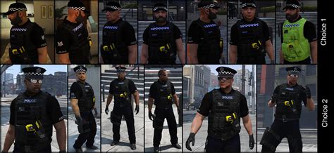 British Armed Response Officers And Sergeants With Cap Gta5