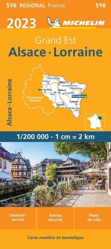 Carte régionale alsace lorraine 2023 Librairie Eyrolles