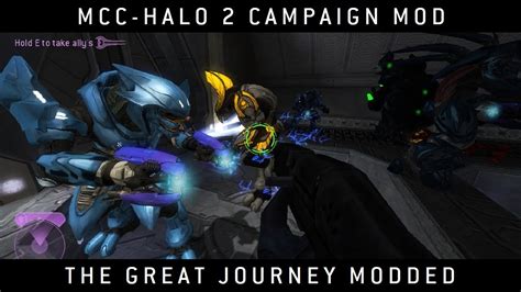 Halo MCC Halo 2 Campaign Mod The Great Journey Modded YouTube