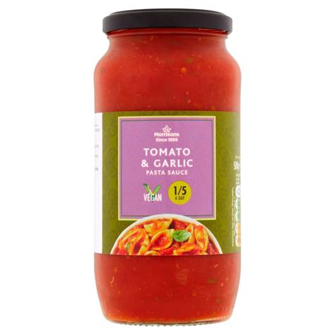 Morrisons Tomato And Garlic Pasta Sauce 500g Britannialk