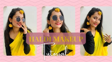 How To Do Haldi Makeup At Home Ll Easy Haldi Makeup Tutorial For