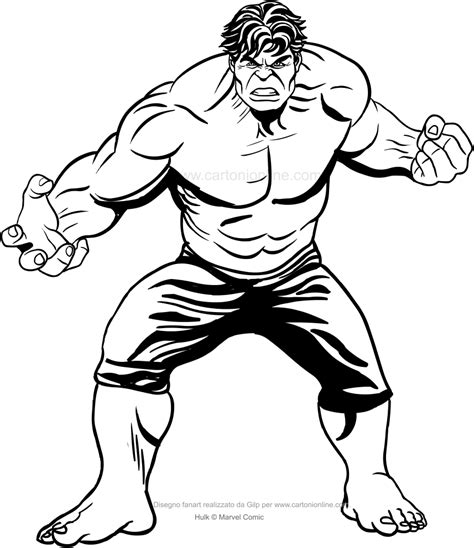 Hulk Coloring Pages Printable