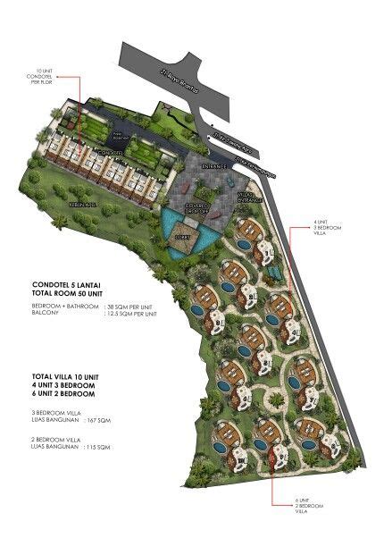 The Site Plan For An Upcoming Resort