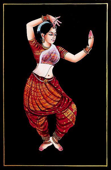 Odissi Dancer - Nirmal Painting on Wood