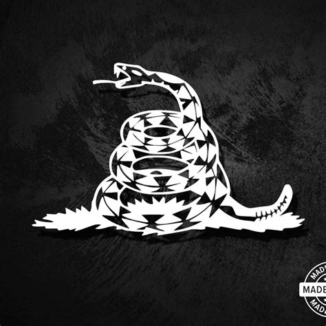 Dont Tread On Me Gadsden Snake Decal American Die Cut Decals