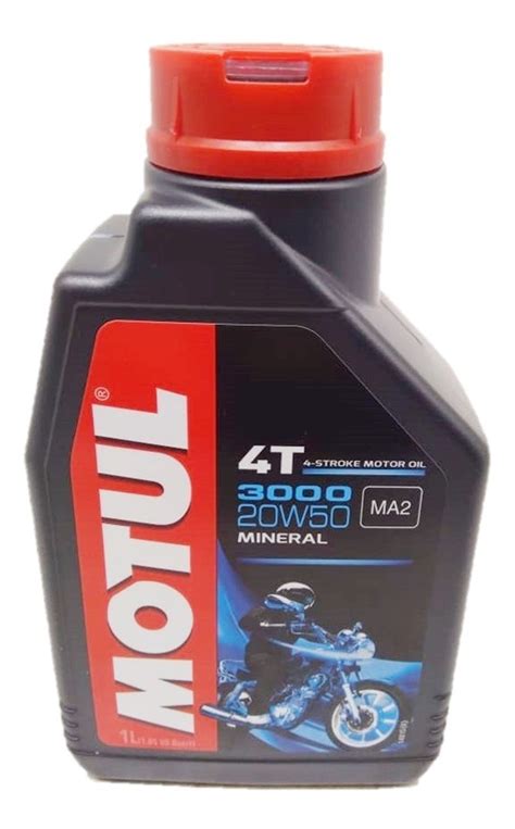 Óleo Motul 3000 Moto 4t 20w50 1l Mineral Mercado Livre