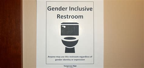 Gender Inclusive Restrooms Implemented Across Campus The Brown And White