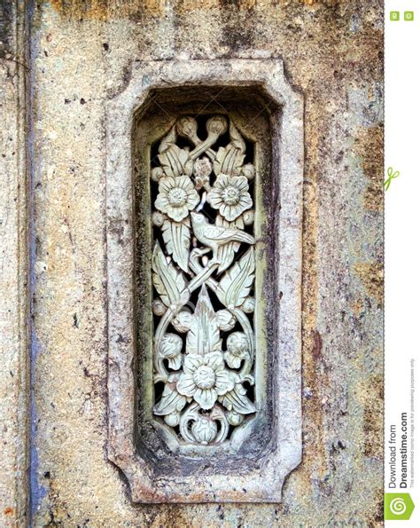 Alte Schnitzende Steinwand Stockfoto Bild Von Marmor