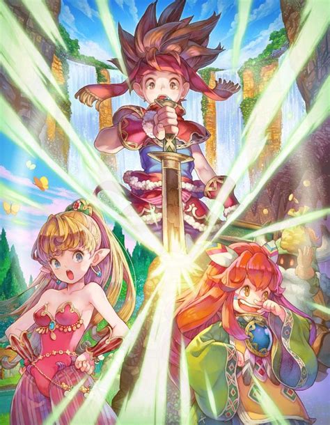 Secret Of Mana Hd Promotional Art Secret Of Mana Hero Poster