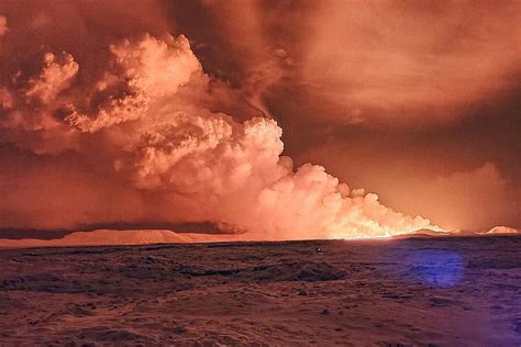 Islande Les images impressionnantes de la nouvelle éruption volcanique