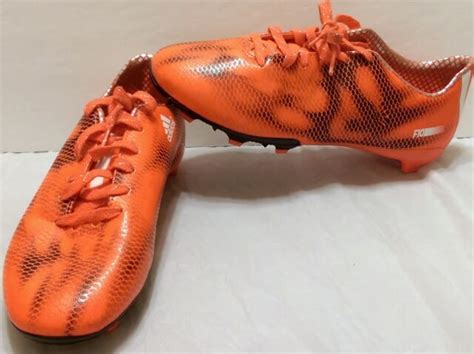 Adidas Predator F10 Bright Orange Soccer Cleats Shoes Futbol Ayso Striker Black Ebay