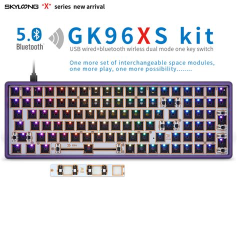 Epomaker Gk X Gk Xs Drum Cnc Bluetooth Hot Swappable Keyboard Kit With Rgb Backlit Type