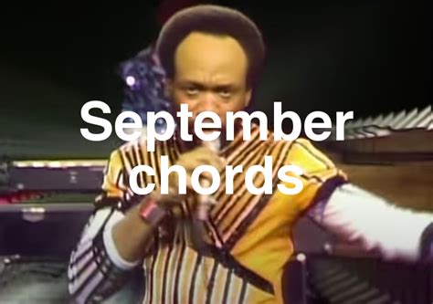 September chords by Earth, Wind & Fire - Spy Tunes