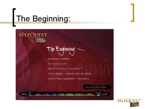 Self Quest Overview How Self Quest Works N