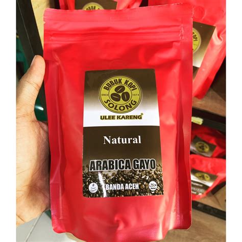 Jual Bubuk Kopi Arabika Natural Roasted Beans Kg Solong Ulee Kareng