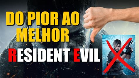 Qual O Melhor Jogo Da Franquia Resident Evil Ranking Do Pior Ao