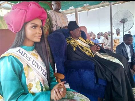 Miss Cameroun reçue par le Lamido de Maroua - Mimi Mefo Info