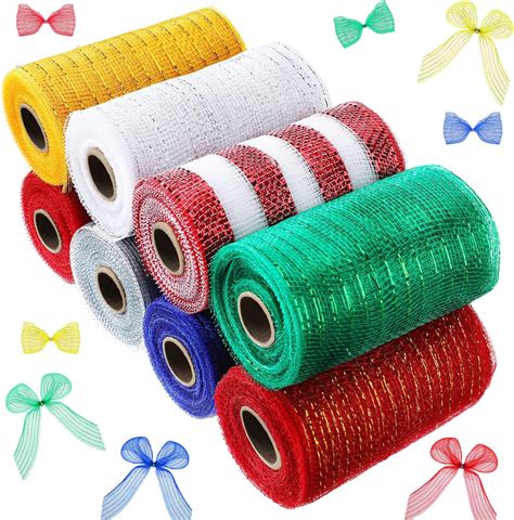 Amazon LaRibbons Deco Mesh Ribbon6 Inch X 30 Feet Each Roll