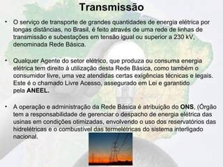 Estrutura Do Sistema Eletrico Brasileiro PPT