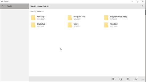 Kích Hoạt File Explorer Phong Cách Uwp Bị ẩn Trên Windows 10 Creators