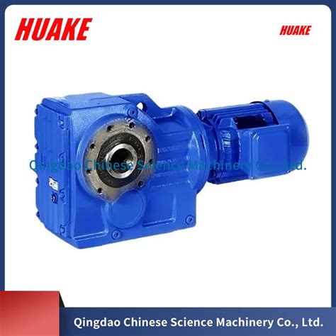 K87 Series Helical Bevel Gear Transmission Right Angle Spiral Bevel Gear Reducer Good Quality