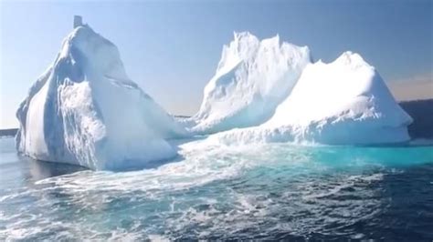 Bonavista Peninsula icebergs captured in new drone video | CBC News