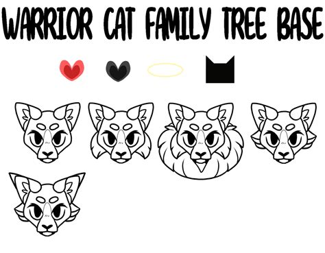 Warrior Cat Family Tree FREE Base by CherokeeTG on DeviantArt