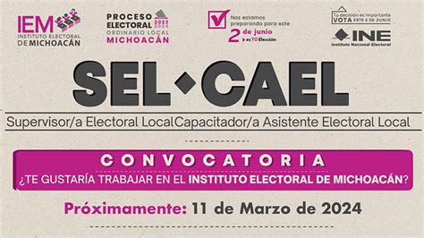 Contratar El Instituto Electoral De Michoac N A Supervisores Y