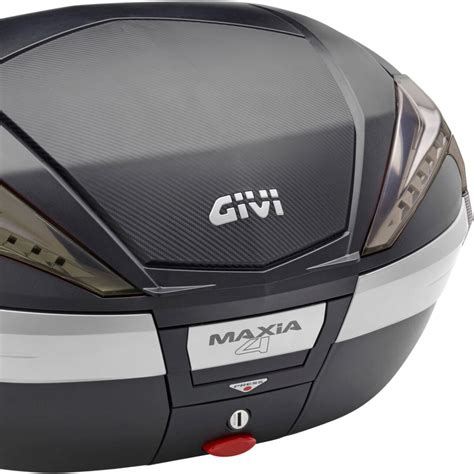 Baú Bauleto Givi V56NNT Maxia 4 Lente Fumê 56 Litros Preto Cinza