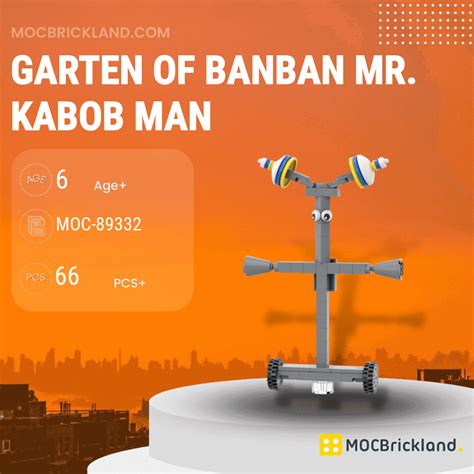 Garten of Banban Mr. Kabob Man MOCBRICKLAND 89332 Movies and Games with ...