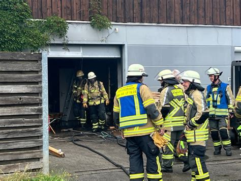 Garagenbrand führt zu 30 000 Euro Sachschaden Einsatzbericht