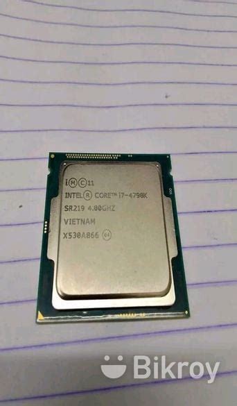 Intel Core I7 4790k. Is this processor genuine? : r/intel