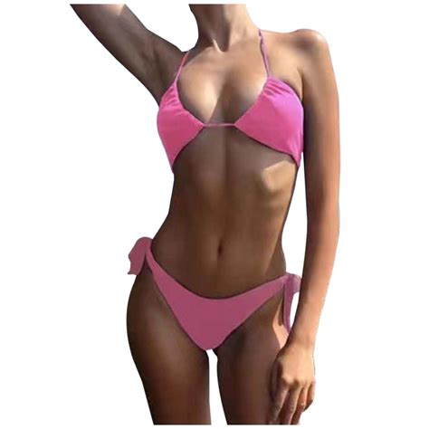 Kiittyyyy Thong Bikini Clearance Bikini Scalloped Bikini Set Sexy Two