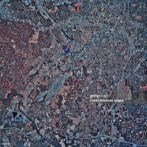 Atlanta Georgia Satellite Image High Res Stock Photo Getty Images