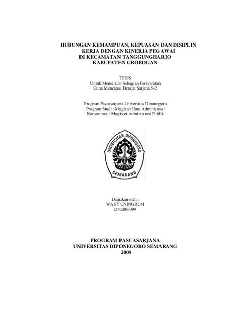 Contoh Judul Proposal Administrasi Negara