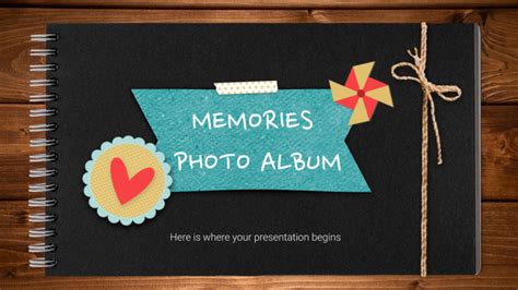 Memories Photo Album Google Slides Theme And PPT Template