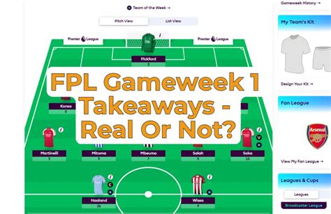 Fpl Gameweek Takeaways Real Or Not Full Fpl