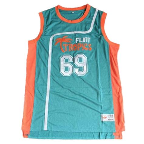 Flint Tropics Semi Pro Basketball Jersey White Green – Jersey Junkiez