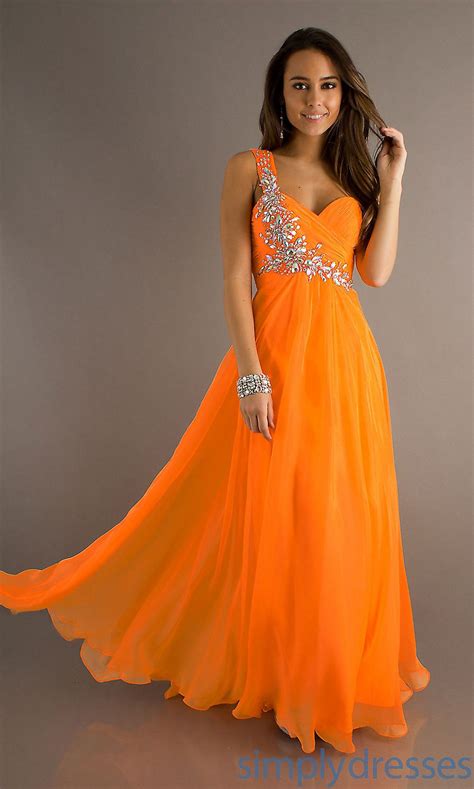 3 New Long Orange Prom Dresses Wessexroyal