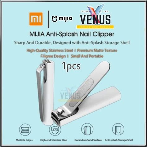 Jual Xiaomi Mijia Anti Splash Nail Clipper Gunting Kuku Only Di